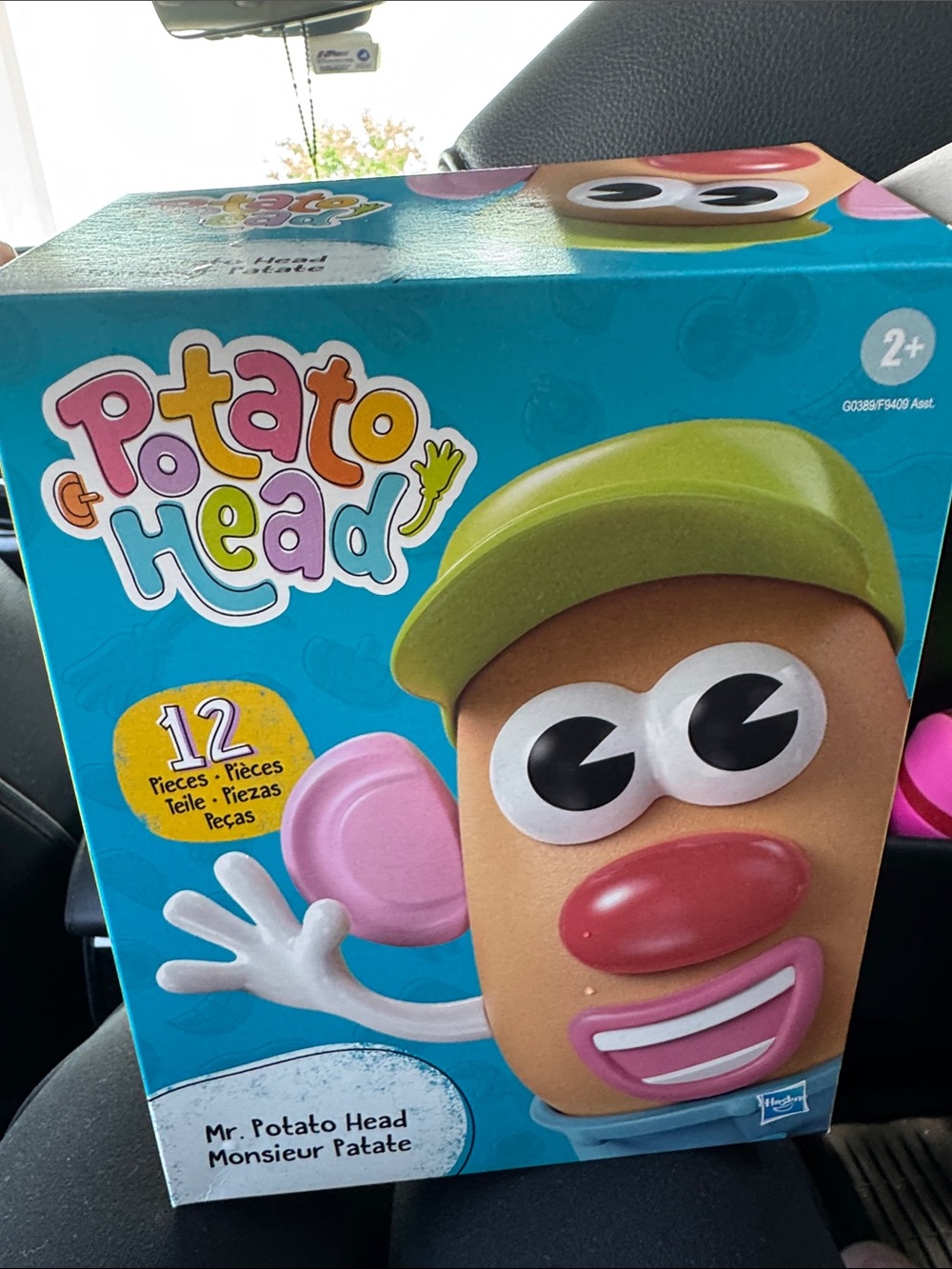 Hasbro Potato Head Playset with Green Hat, Pink Ear & Red Nose